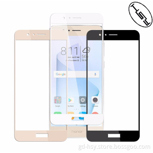 Ultra Smooth 0.26mm Thickness Anti Impact Anti-shock Mobile Phone Tempered Glass Screen Protector For huawei honor 8
